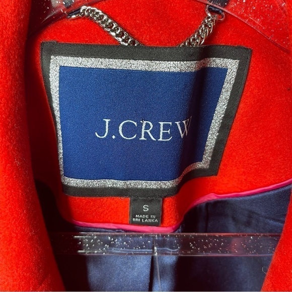 NWT J Crew Blazer Coat Italian Wool Cashmere Blend size Small - Picture 8 of 15